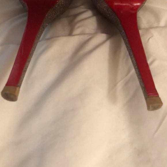 Christian Louboutin Glitter Platform Mary Janes size 39 - Picture 7 of 13